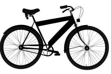 Obraz premium Antique Bicycle: A vintage bicycle, often valued for its historical design and craftsmanship, typically dating back to the early 20th century or earlier.