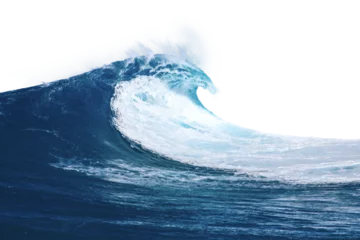 Foto op Canvas Ocean wave png border, transparent background © Rawpixel.com