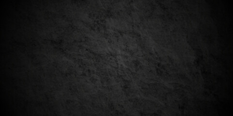 Old black wall interior retro vintage paper backdrop grunge background. Black background vintage backdrop Style background with space. Black stone wall texture grunge rock surface. Vector old wall.