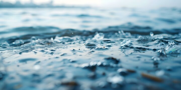 Understanding the Health Risks of Water Pollution and Contamination. Concept Water Pollution, Health Risks, Contamination Issues