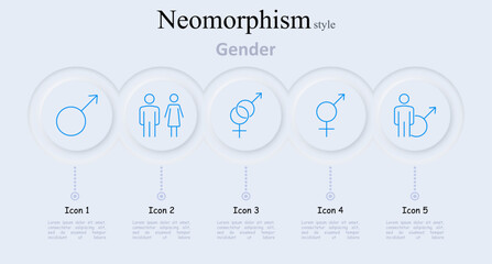 Gender set icon. Male symbol, male and female symbols, intertwined gender symbols, male and female icons, male icon, gender equality, social concepts