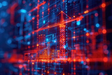 Obraz premium future technology concept background professional photography