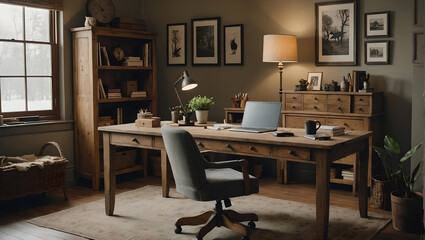 Rustic Farmhouse Home Office