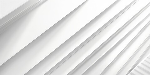 Obraz premium High-Resolution AI-Generated Wallpaper of a Luxurious White Background with Diagonal Gray Shadows, Featuring Elegant Dynamic Abstract Patterns and Stylish Geometric Shapes for a Stunning Modern Busine