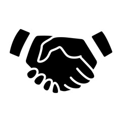 Handshake line icon. Agreement, partnership, business, collaboration, greeting, deal, contract, unity, teamwork, cooperation, connection, respect, negotiation, commitment, trust, alliance, success