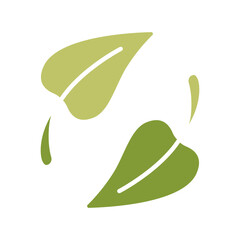 Green leaves line icon. Nature, plant, foliage, environment, eco-friendly, organic, botanical, garden, natural, growth, leaf, flora, green, outdoor, herbal, health, sustainability, ecology, ecosystem