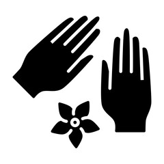 Hand care line icon. Skincare, beauty, nails, manicure, hygiene, wellness, treatment, hand cream, moisturizing, health, self-care, spa, pampering, softness, relaxation, hand care, skin treatment