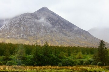 Fototapeta premium Mountain landscape in scenic rural Ireland 
