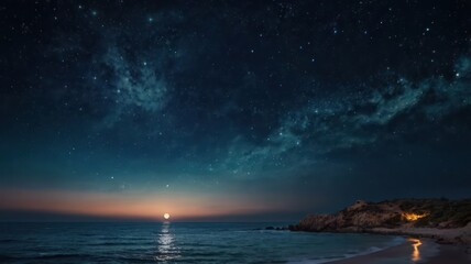 Fototapeta premium lighthouse at night 