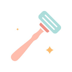 Razor line icon. Shaving, grooming, tool, personal care, hygiene, blade, handle, equipment, facial, hair removal, skincare, beauty, shaving tool, clean, hygiene tool, grooming tool, personal grooming