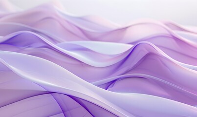 Regular purple gradient curve neatly organized from low to high., Generative AI