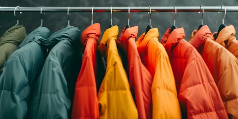 Ecofriendly mountain clothing trend blending technical and recycled materials for fashion activism. Concept Eco-Friendly Fashion, Mountain Clothing, Technical Materials, Recycled Fashion