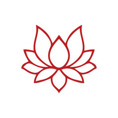 Fototapeta premium lotus logo design