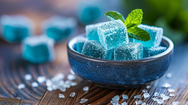 Peppermint throat lozenges, refreshing and cooling