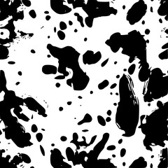 Naklejka premium ink, paint, splash, splatter, grunge, stain, drop, vector, black, blot, illustration, liquid, design, texture, pattern, splat, spot, blood, dirty, art, wallpaper, silhouette, blob, spray, water