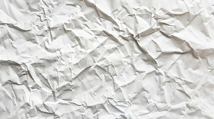 Fototapeta premium Texture or background Crumpled white paper with stains