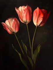 Lovely Painterly Flower Bouquet