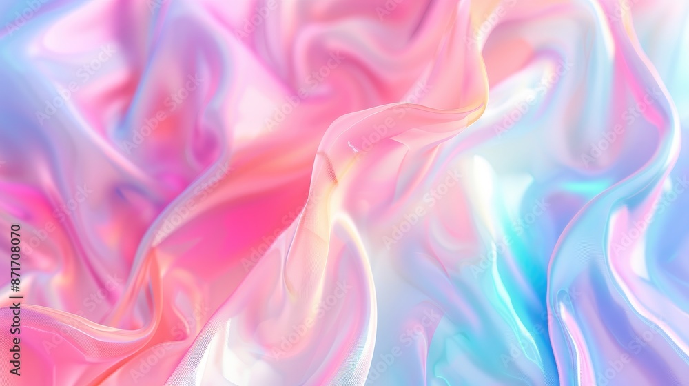 Poster soft pastel gradient background smooth transitions between colors