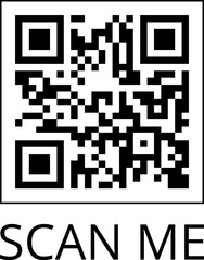 Scan qr code icon. Scan me template Qr code for smartphone. QR code Payment. QR code for payment app. Vector illustration.