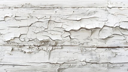 Crackling effect on white wooden background with space for text