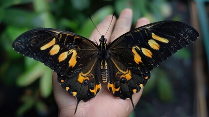 Fototapeta premium Stunning butterfly ready for pictures