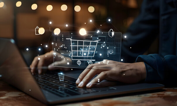 Biometric identity fingerprint scanner for personal financial access, digital application security, and cyber security concept design