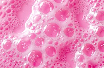 Slimy pink color with eggs inside. Light pink color with a wet sheen.