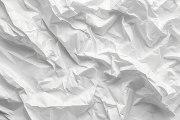 Obraz premium Texture background of crumpled white paper