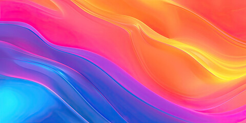 Obraz premium Color wave pattern background, wavy lines swirls colorful backdrop wallpaper, gradient, graphic resource, generated ai