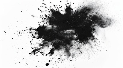 Fototapeta premium Abstract watercolor splash in motion background. Textured black watercolor background.