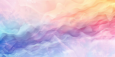 Color wave pattern background, wavy lines swirls colorful backdrop wallpaper, gradient, graphic resource, generated ai