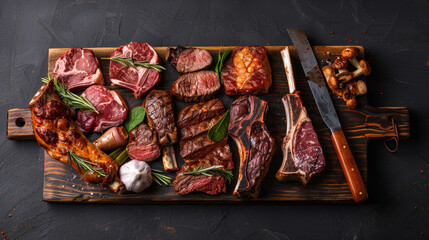  The steak is allowed to marinate for at least 30 minutes, allowing the honey to penetrate and flavor the meat.
