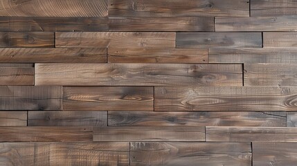 Planks of wood texture for the background of the wall cladding and floor tiles in brown