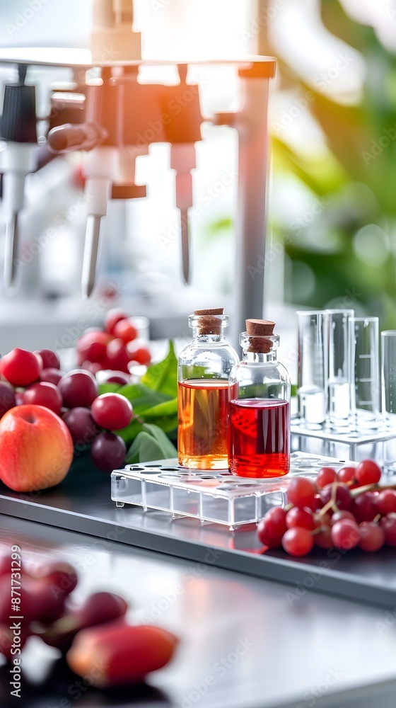 Poster polyphenols extracted and showcased in a conditioner laboratory setting