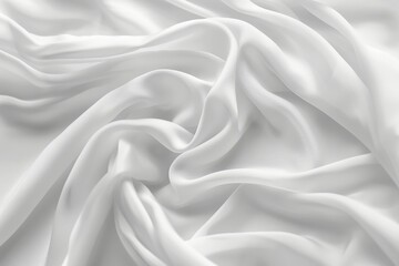 Obraz premium Background of abstract soft white fabric texture