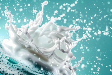 Ethereal Bubbles and Waves:Capturing the Essence of Gentle Cleansing