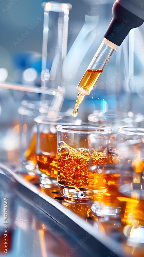 Aufkleber extracting and fusing polyphenols into conditioner in a laboratory setting