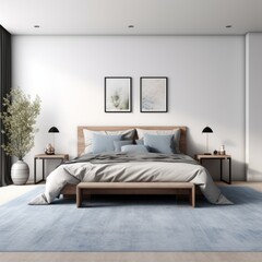 Bedroom Mockup Serene Simplicity Rustic Minimalism with Blue Accents.jpeg
