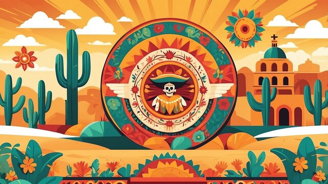 mexican themed wallpaper for presentations and offices background