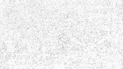 Obraz premium Distressed black grunge texture. Old paper pattern background. Abstract dust isolated on white. Black noise textured overlay. Grunge wall design elements. Vector illustration, EPS 10.