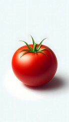 tomatoes on a white background