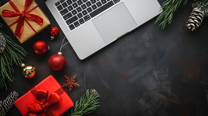 Credit Card and Laptop Ready for Cyber Monday Online Shopping