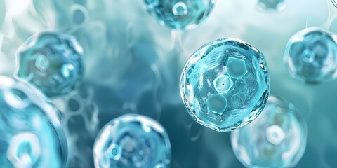 3D abstract cell background for medical and scientific laboratory banners Enhancing Visual Appeal. Concept 3D Abstract Cells, Medical Banners, Scientific Laboratory, Visual Appeal, Enhancing