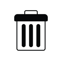 Trash Can vector icon