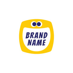 Fun playful devil logo vector for gaming recreation brand