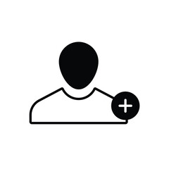 Add Friend vector icon