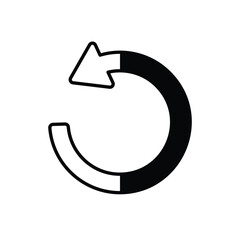 Undo vector icon