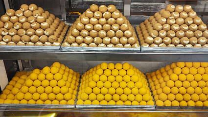 Indian festival sweet Besan Laddu