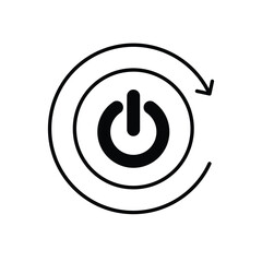 Restart vector icon