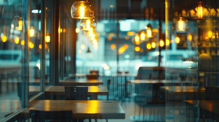 Restaurant seating area